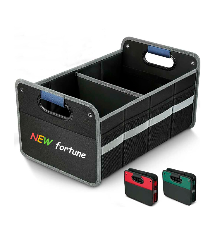 K-02 Skládací vícekomorová úložná taška do kufru pro jakékoli auto