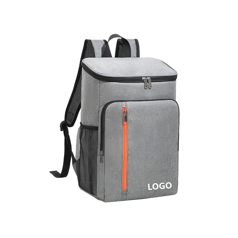 B-16 Šedý voděodolný batoh Přenosná měkká taška vhodná pro venkovní turistiku