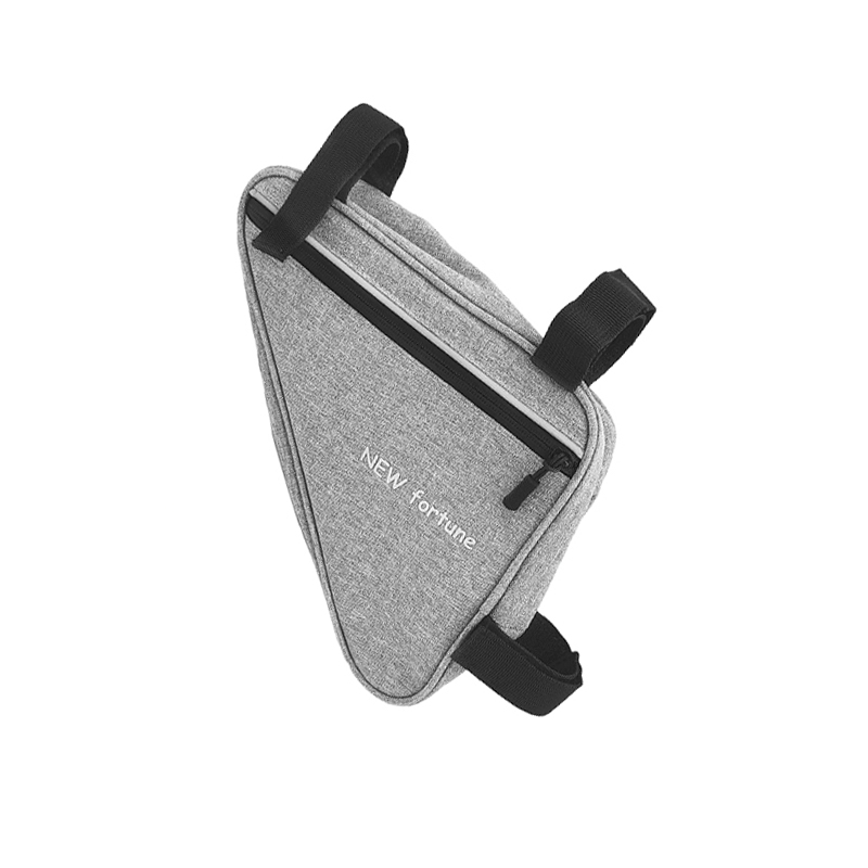 BI-02 Úložná taška na kolo s reflexním proužkem v trojúhelníku